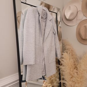 Grey long coat